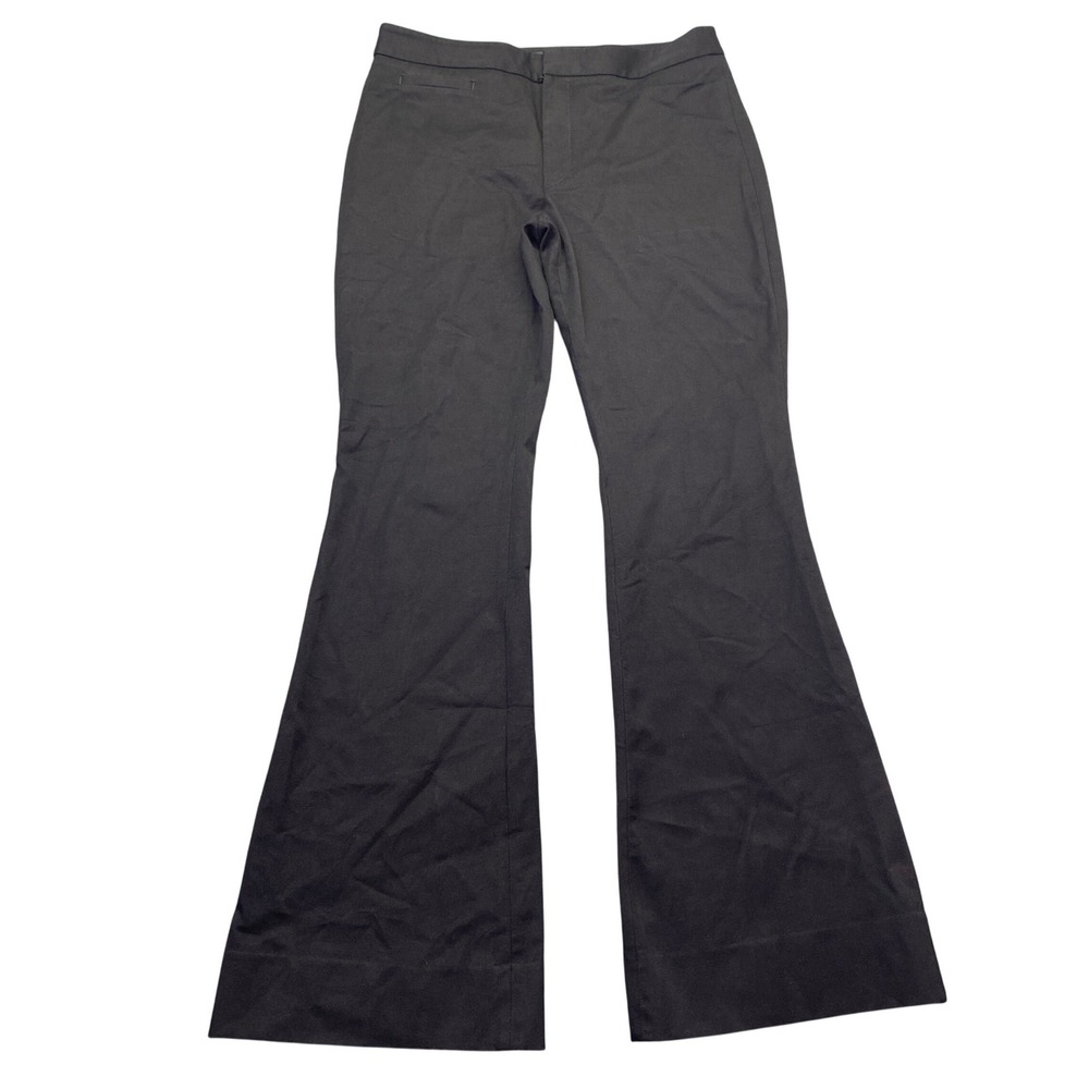 Banana Republic Womens Black Sloan Flare Dress Pants Size 10 S/615296-00